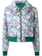 Dresscamp Floral Print Quilted Jacket