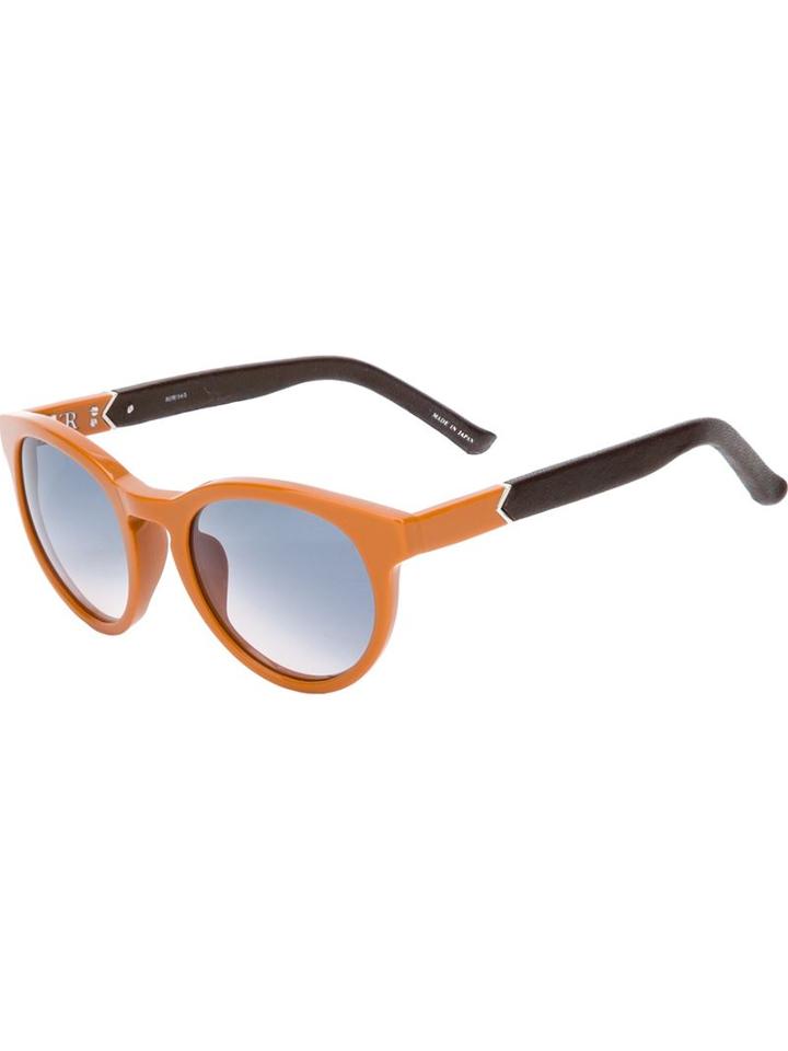 The Row Wayfarer Sunglasses, Women's, Yellow/orange, Acetate
