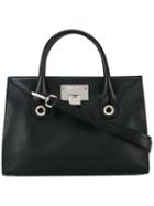 'riley' Tote - Women - Calf Leather - One Size, Black, Calf Leather, Jimmy Choo