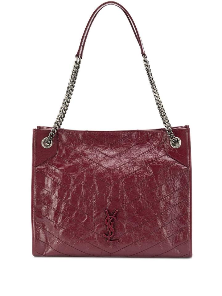 Saint Laurent Niki Medium Shopper Bag - Red