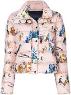 Moncler Clairette Short Padded Jacket - Pink & Purple