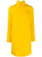 Erika Cavallini Shift Shirt Dress - Yellow