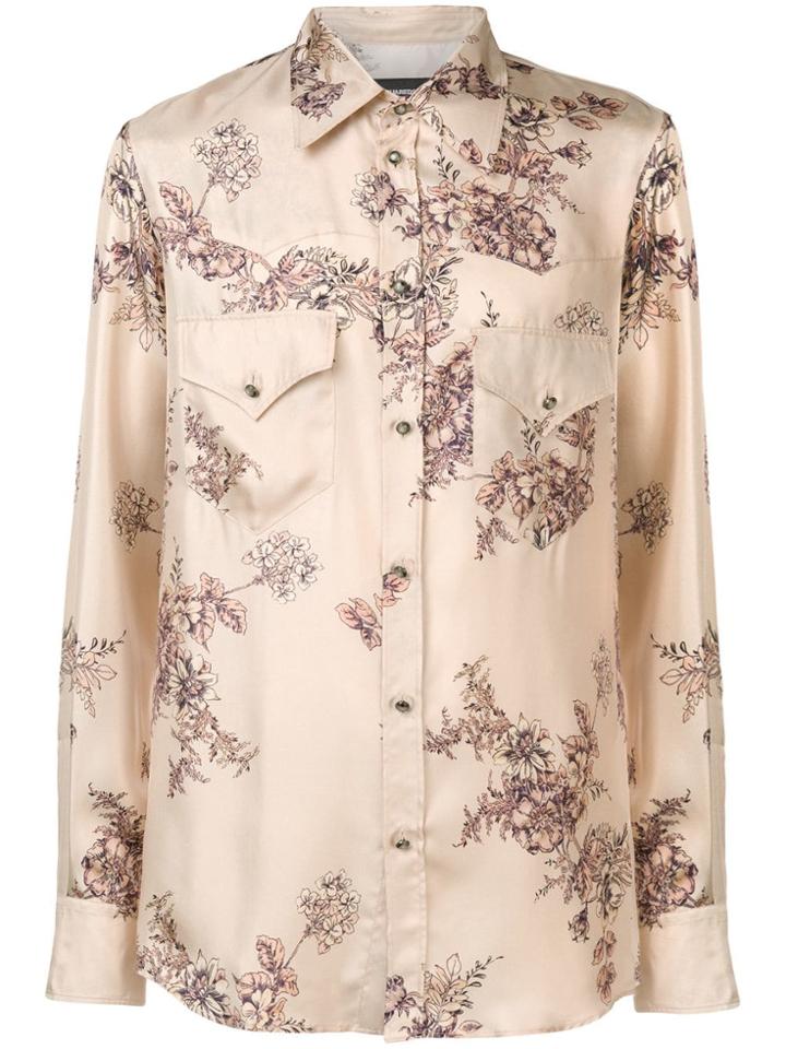 Dsquared2 Floral Print Shirt - Neutrals