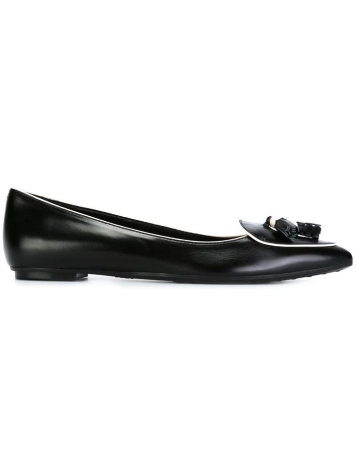Tod's Tassel Detail Ballerinas