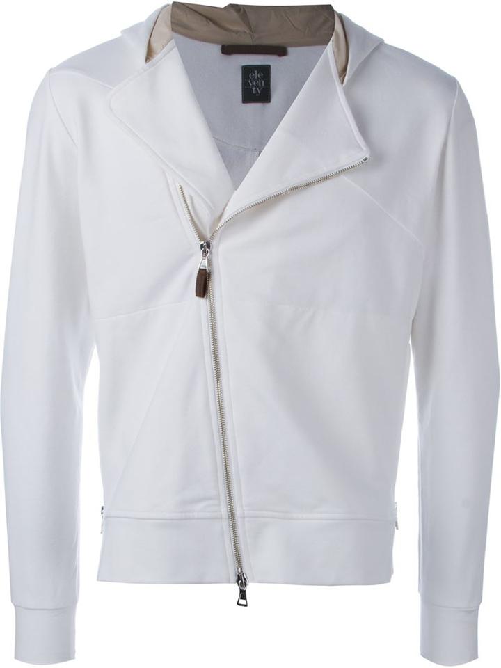 Eleventy Biker-style Hoodie