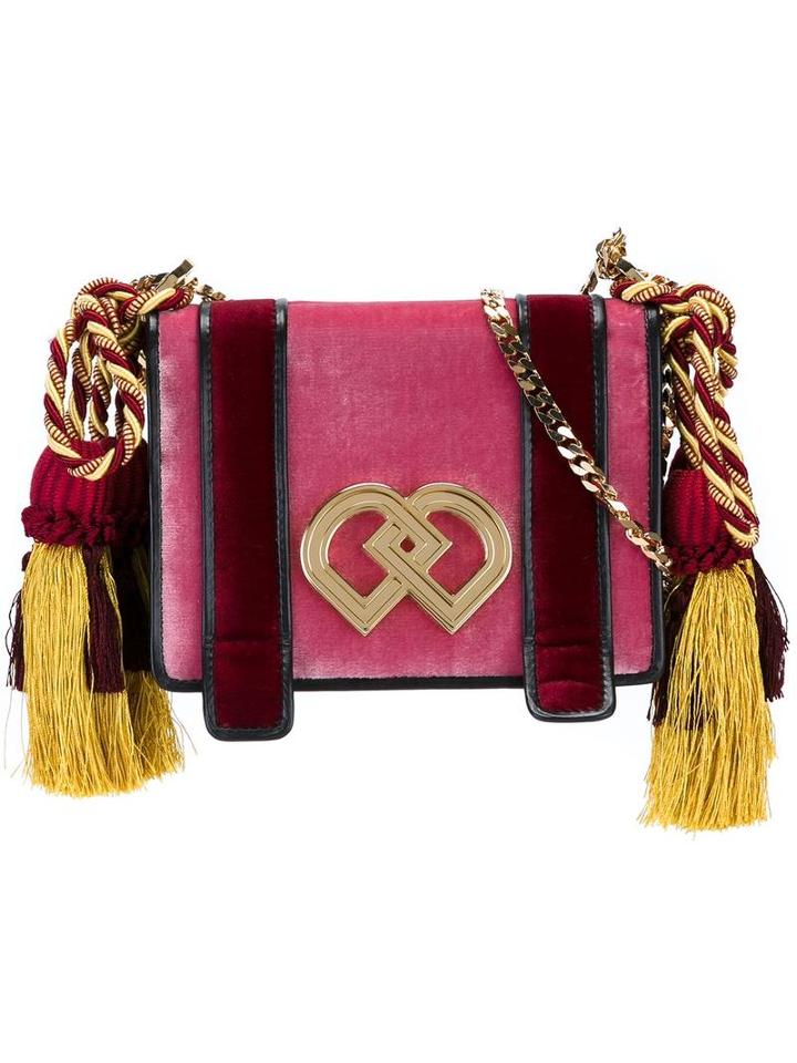 Dsquared2 Small 'dd' Crossbody Bag, Women's, Pink/purple