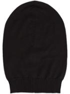 Rick Owens 'big Hat' Beanie, Men's, Black, Virgin Wool
