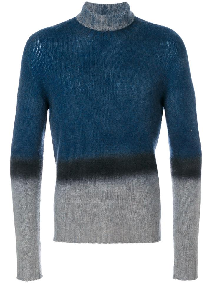 Etro Degradé Effect Jumper - Blue