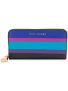 Marc Jacobs Large Grind Continental Wallet - Blue