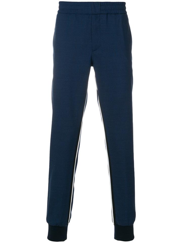 Ps By Paul Smith Track Trousers With Stripe Detail - Blue