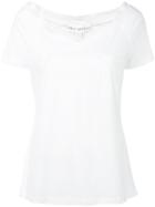 Robert Rodriguez - Chest Pocket V-neck T-shirt - Women - Cotton - S, Women's, White, Cotton