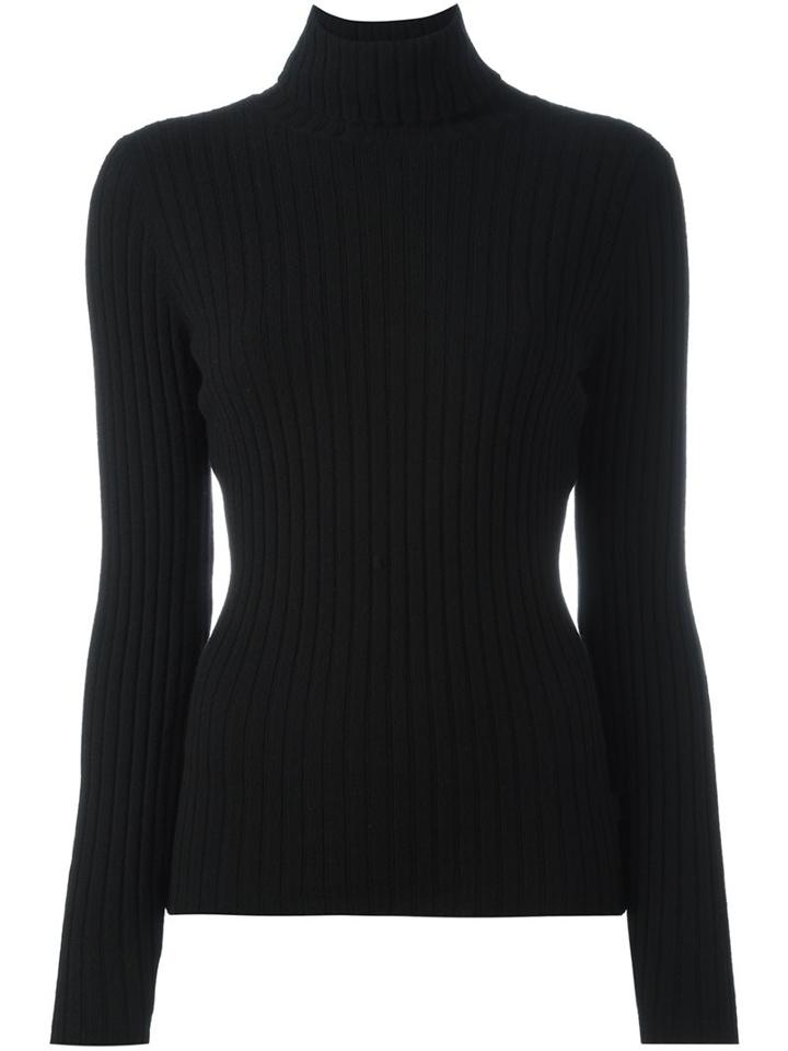Allude Turtleneck Jumper, Women's, Size: Xs, Black, Cashmere