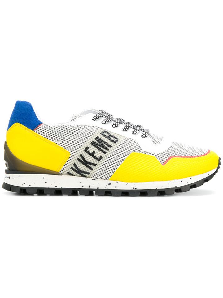 Dirk Bikkembergs Panelled Sneakers - Yellow & Orange
