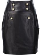 Alexandre Vauthier Buttoned High Waisted Skirt