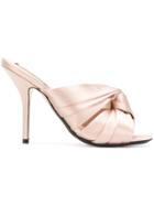 No21 Knotted Stiletto Mules - Nude & Neutrals
