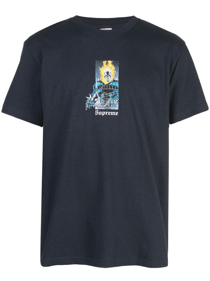 Supreme Ghost Rider T-shirt - Blue