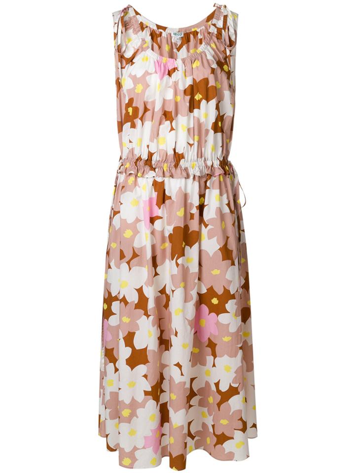 Kenzo Floral Print Dress - Multicolour