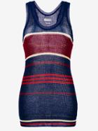 Isabel Marant Étoile - Striped Knitted Vest Top - Women - Polyester/viscose - 38, Women's, Blue, Polyester/viscose