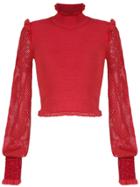 Andrea Bogosian Knitted Top - Red