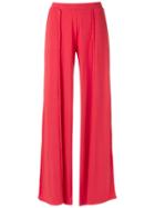 Lygia & Nanny Wide Leg Trousers - Red