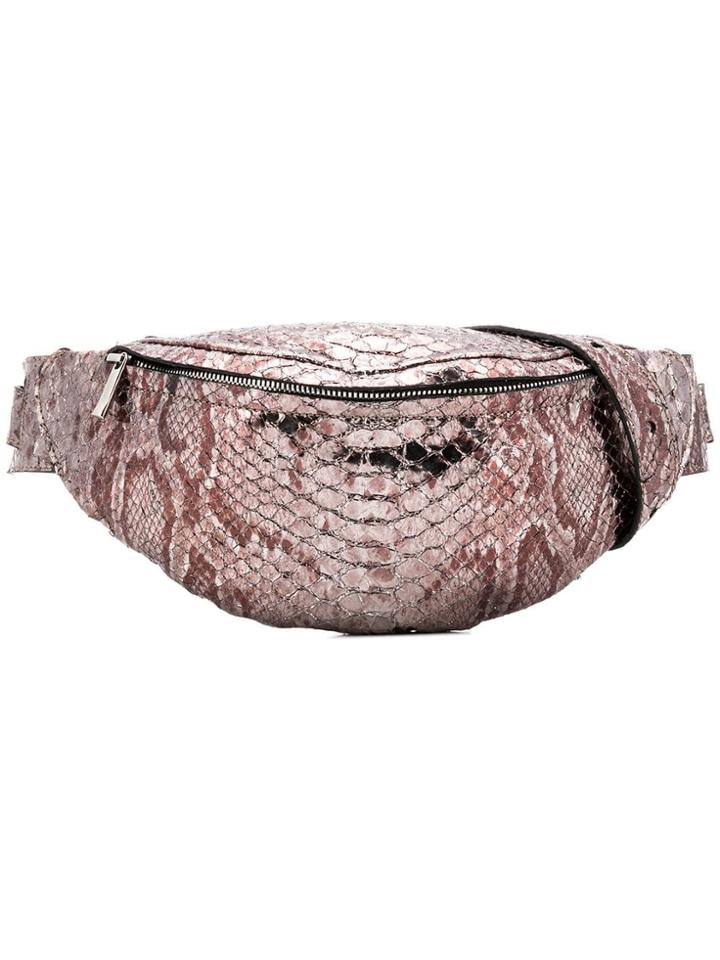 Manokhi Scale Belt Bag - Silver