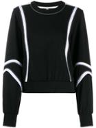 No Ka' Oi Stitching Detail Performance Sweatshirt - Black