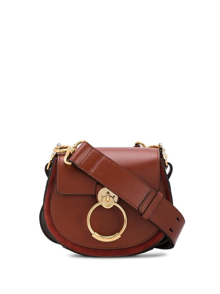 Chloé Tess Small Tote Bag - Brown