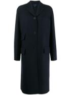 Sofie D'hoore Classic Single-breasted Coat - Blue