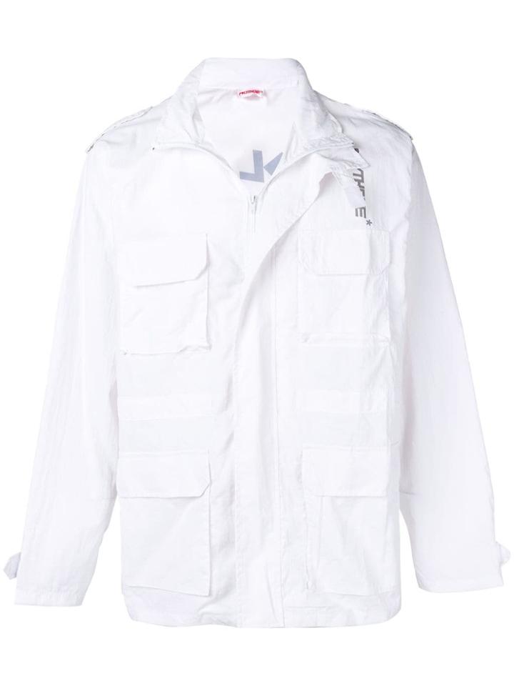 Polythene* Optics Cargo Jacket - White