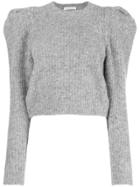 Philosophy Di Lorenzo Serafini Exaggerated Shoulder Sweater - Grey
