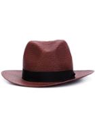 Rag & Bone Cowboy Hat, Women's, Size: Small, Red, Straw