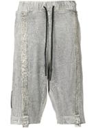 Newams Drawstring Fitted Shorts - Grey
