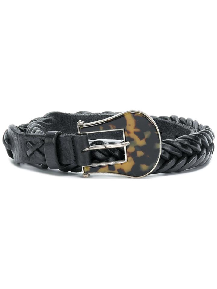 Golden Goose Deluxe Brand Leopard-buckle Belt - Blue