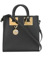 Sophie Hulme 'albion' Square Tote, Women's, Black, Leather