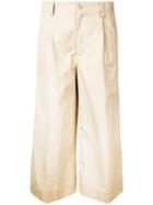 08sircus - Cropped Trousers - Women - Cotton/linen/flax - 1, Nude/neutrals, Cotton/linen/flax