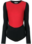 Maison Margiela Bi-colour Paneled Body - Red