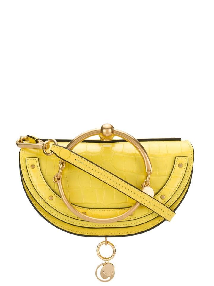 Chloé Nile Minaudière Cross-body Bag - Yellow