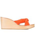 Loeffler Randall Taylor Wedges - Yellow & Orange