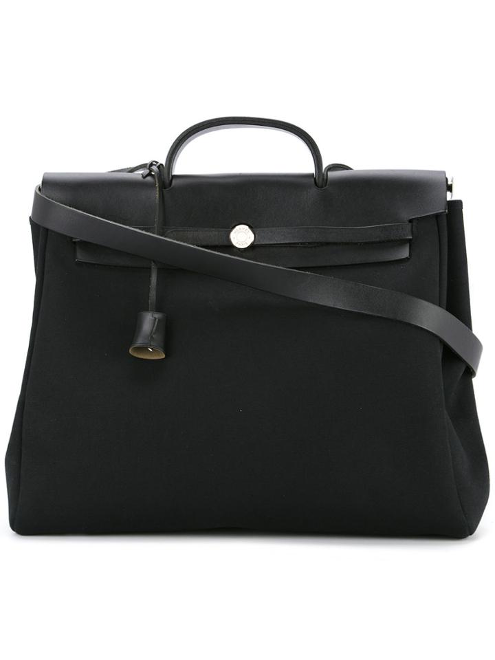 Hermès Vintage Herbag Mm 2 In 1 - Black