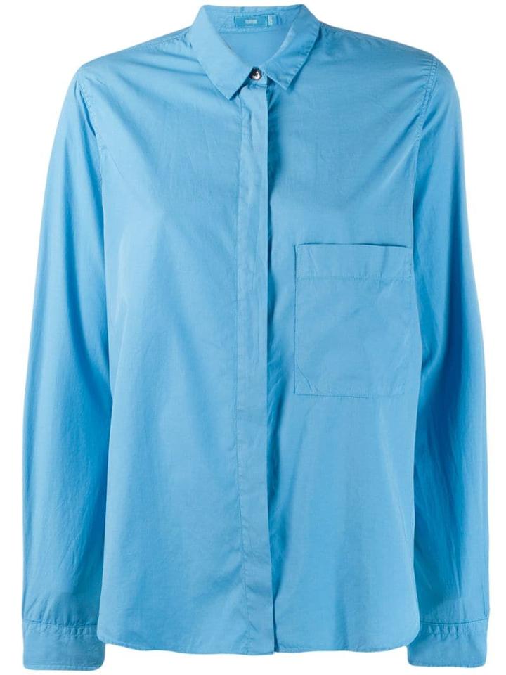 Closed Patch Pocket Shirt - Blue
