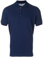 Brunello Cucinelli Short-sleeved Polo Shirt - Blue