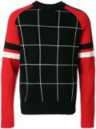 Ami Alexandre Mattiussi - Window Pane Check Sweater - Men - Merino/polyimide - Xxl, Black, Merino/polyimide
