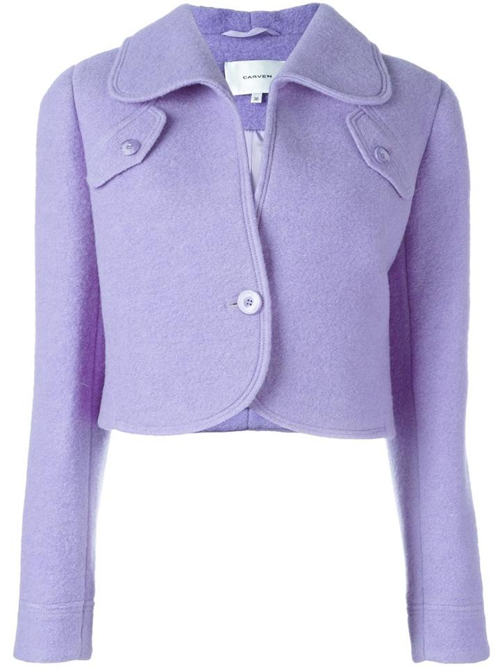 Carven Short Peacoat