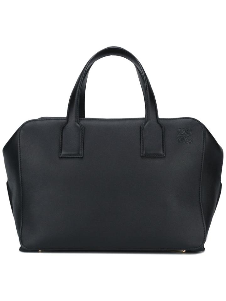 Loewe Zip Up Tote Bag - Black