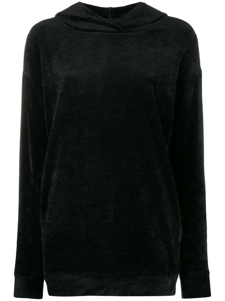 Majestic Filatures Velvet Hoodie - Black