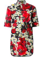 Dolce & Gabbana Daisy And Poppy Print Shirt, Women's, Size: 40, Cotton