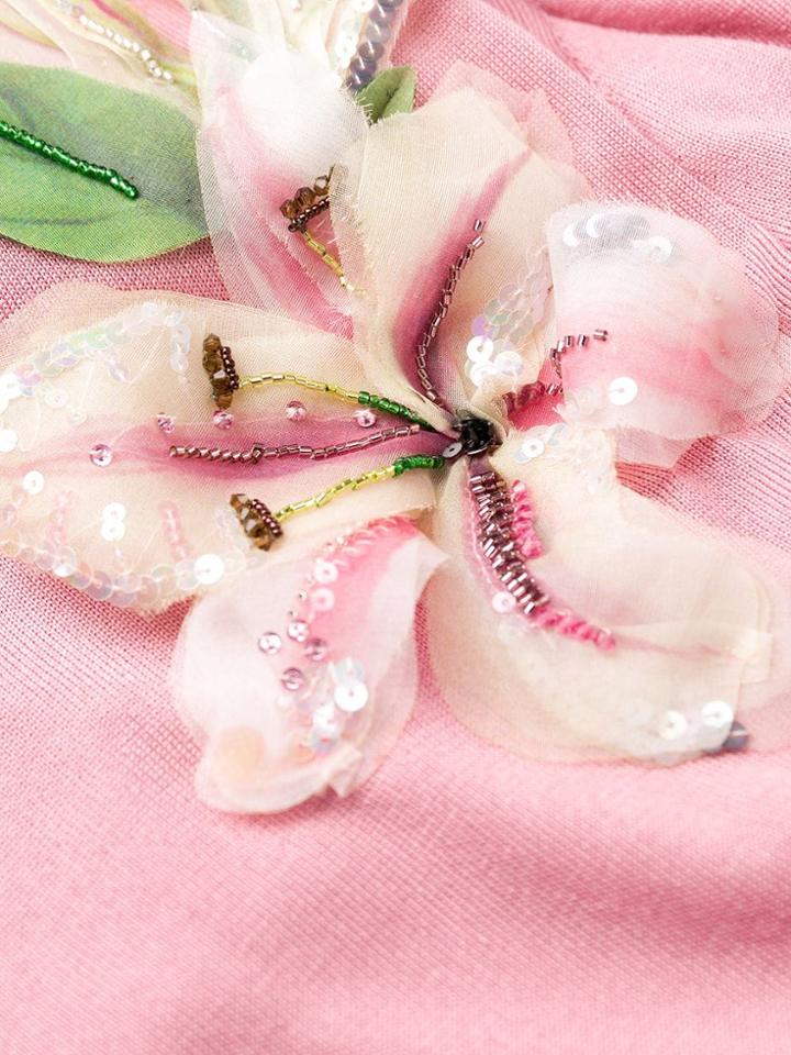 Dolce & Gabbana Floral Pullover - Pink