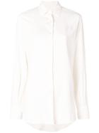 Holland & Holland Long-sleeve Flared Shirt - White