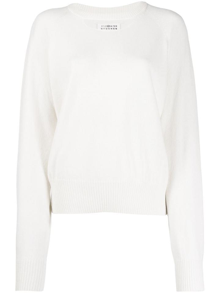 Maison Margiela Cashmere Cut-out Jumper - Neutrals