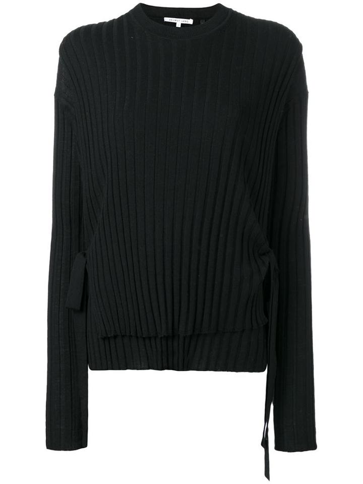 Helmut Lang Ribbed Jumper, Women's, Size: Medium, Black, Wool